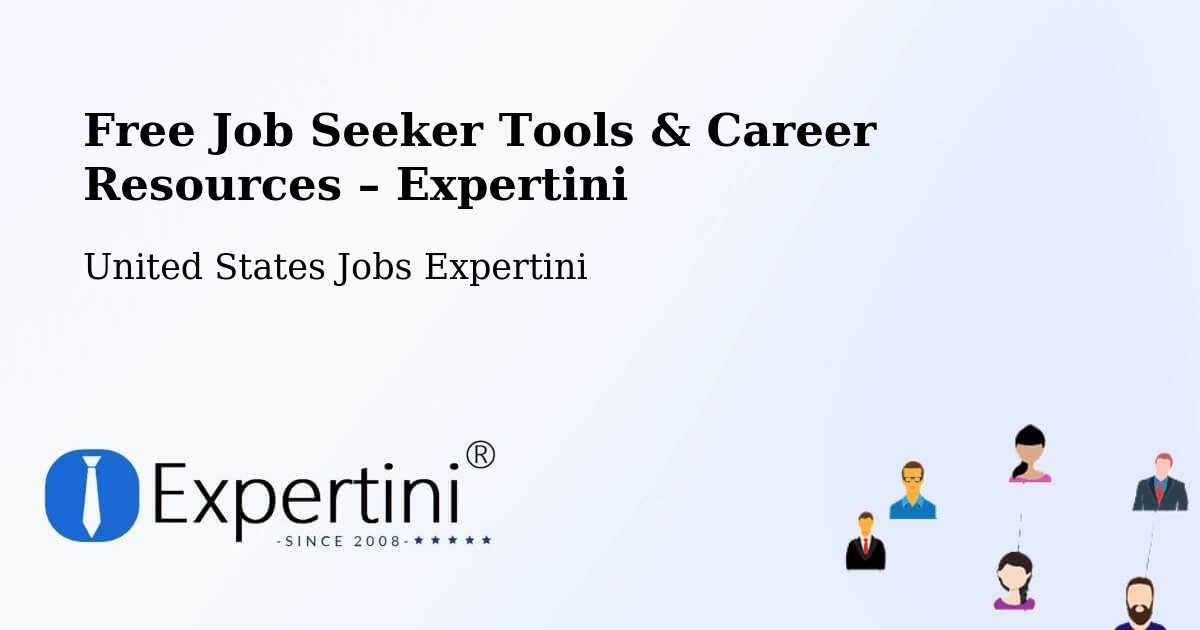 Free Job Seeker Tools & Career Resources – New - New, United States Jobs Expertini