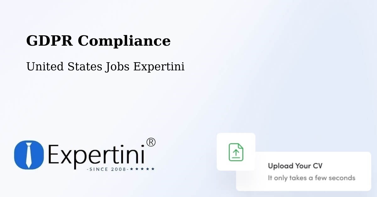 EU GDPR Compliance Statement – New - United States Jobs Expertini