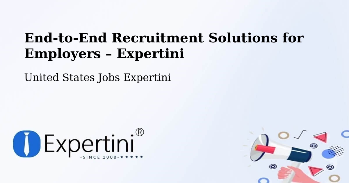 Recruitment Solutions for Employers – New - New, United States Jobs Expertini